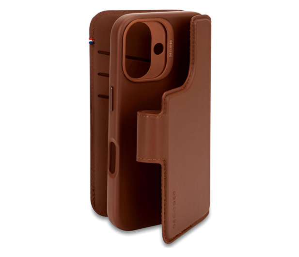 Decoded Leather Detachable Wallet iPhone 16 MagSafe tan D25IPO16DW5TN - 1284368 - zdjęcie 2